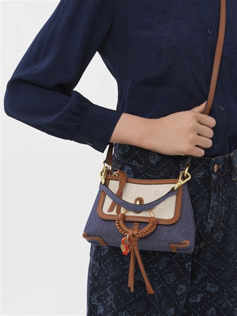 see by chloe mini joan bag|see by chloe denim bag.